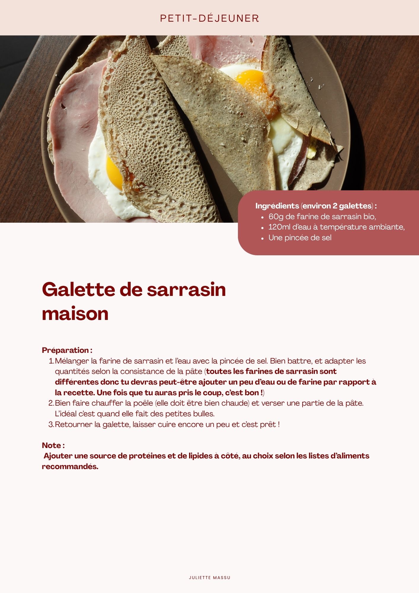 Extrait des PDF de recettes 7